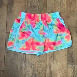 Tie die shorts